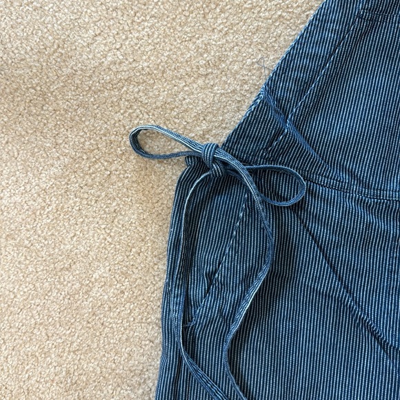 Striped Jean overalls - Picture 3 of 3